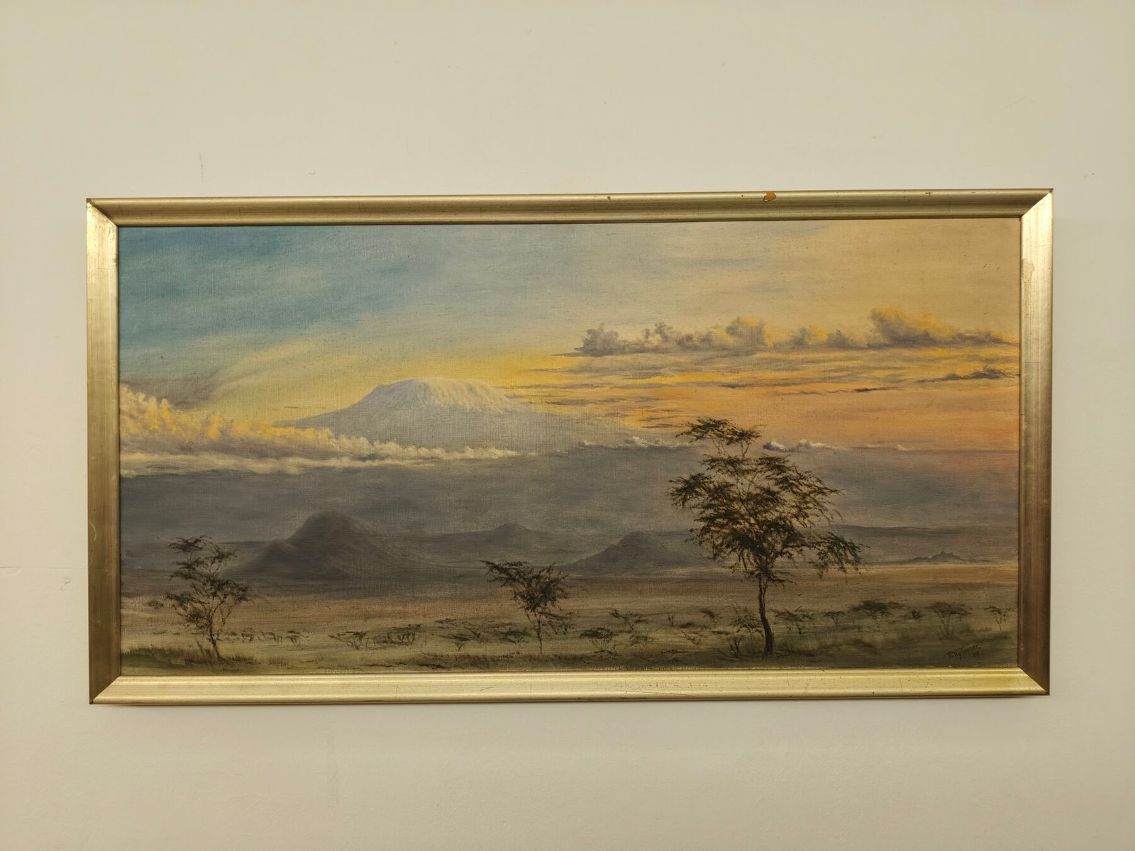 Monte Kilimanjaro desde la sabana, Kenia